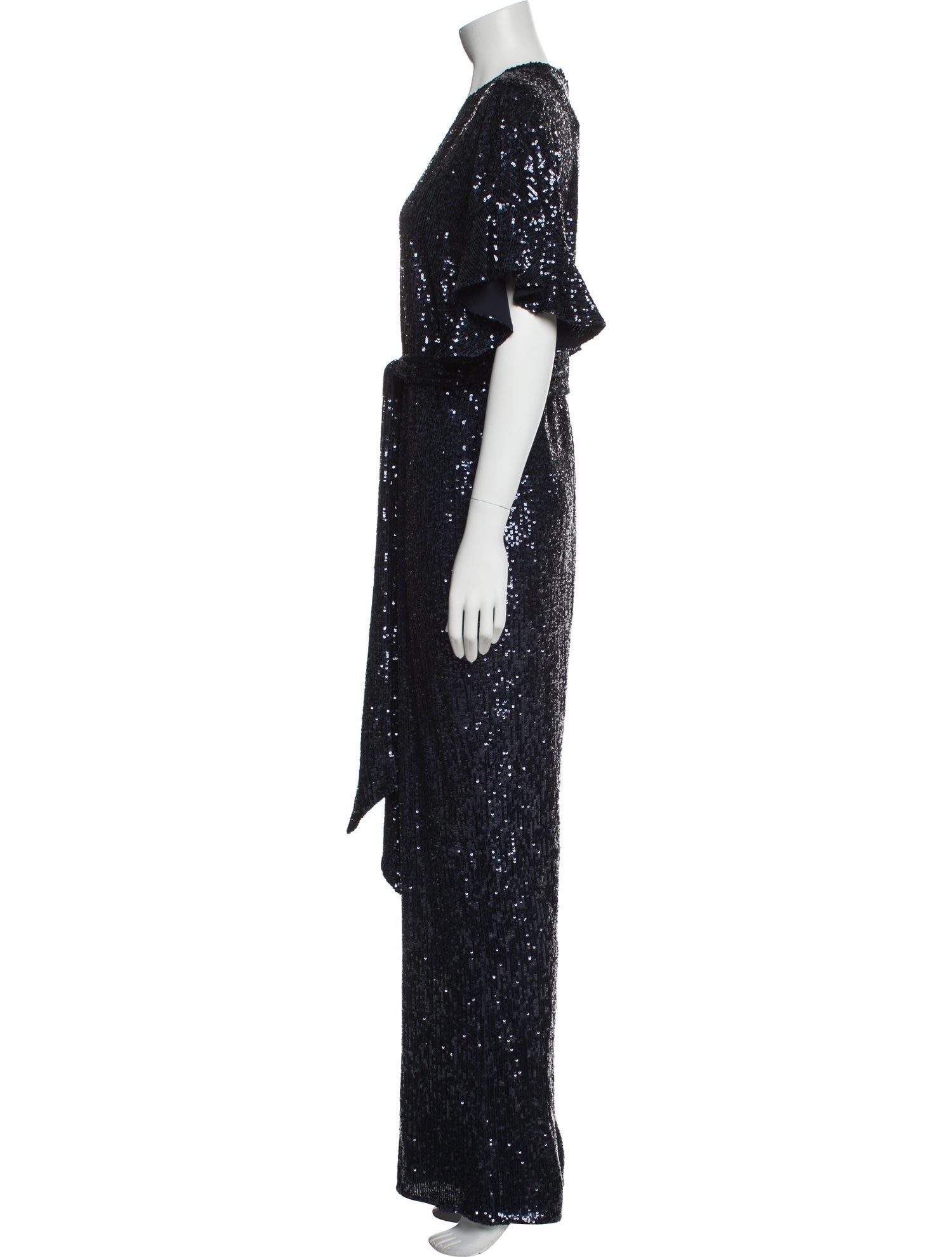 Sachin + Babi Patterned V-Neck Jumpsuit w/ Tags