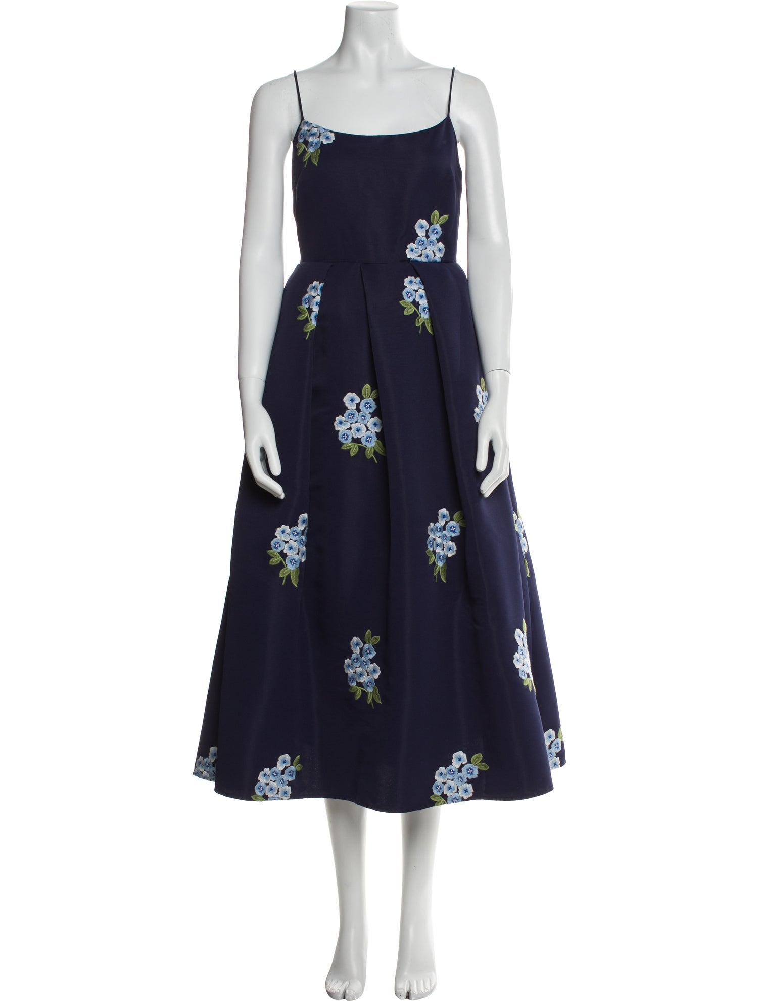 Sachin + Babi Floral Print Midi Length Dress