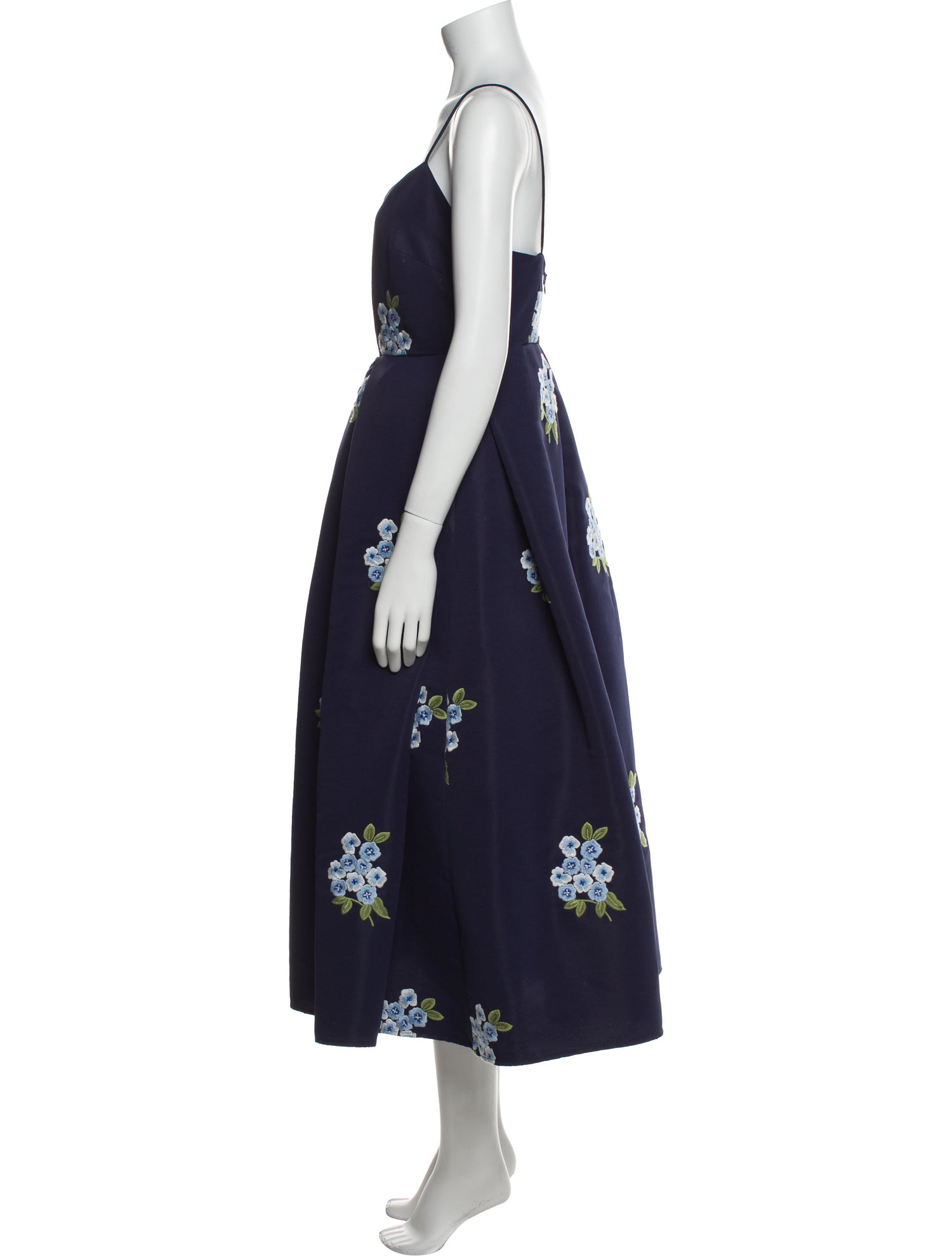 Sachin + Babi Floral Print Midi Length Dress