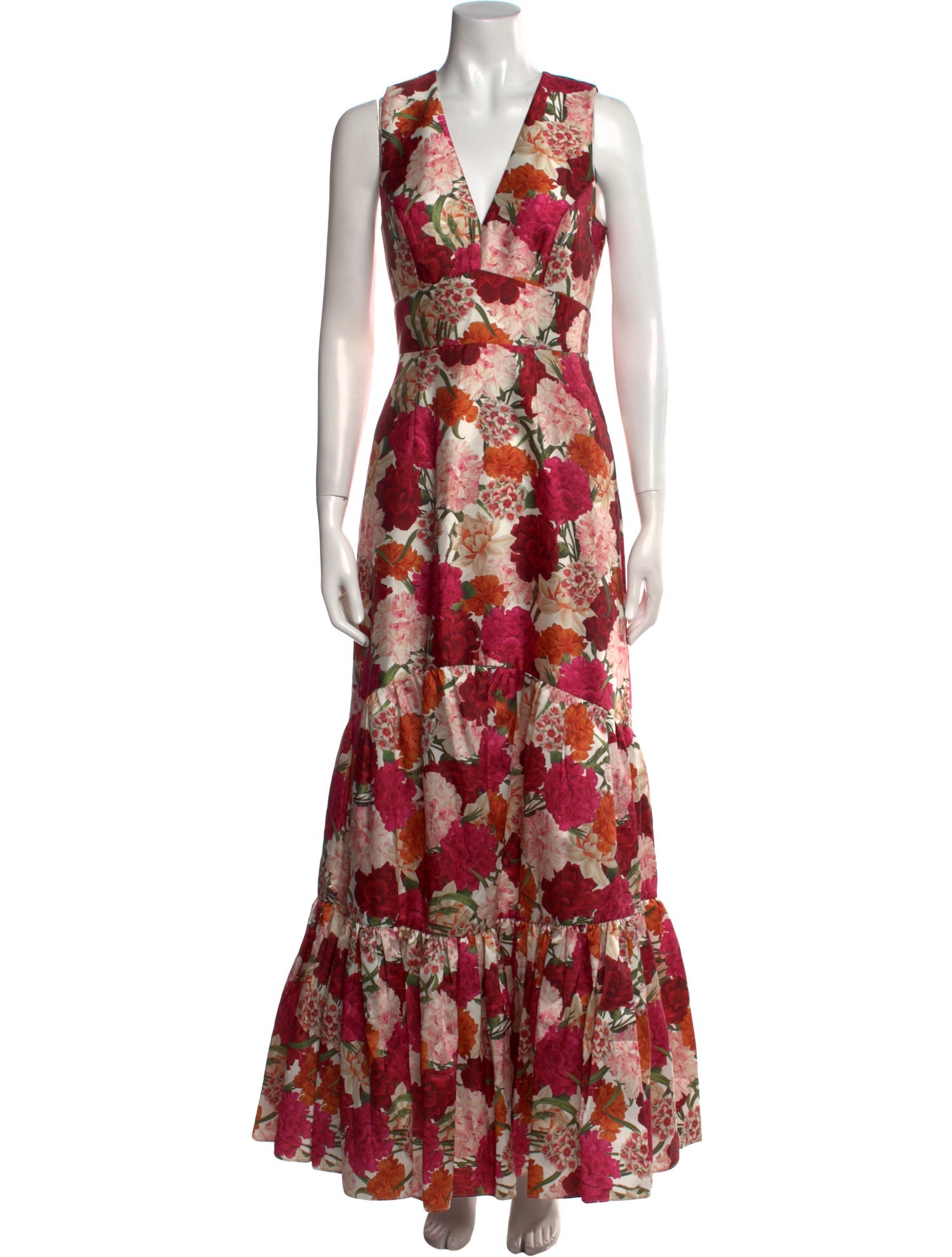 Sachin + Babi Floral Print Long Dress