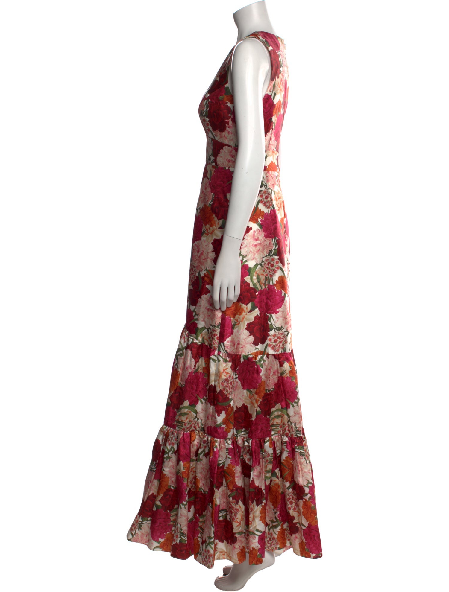 Sachin + Babi Floral Print Long Dress