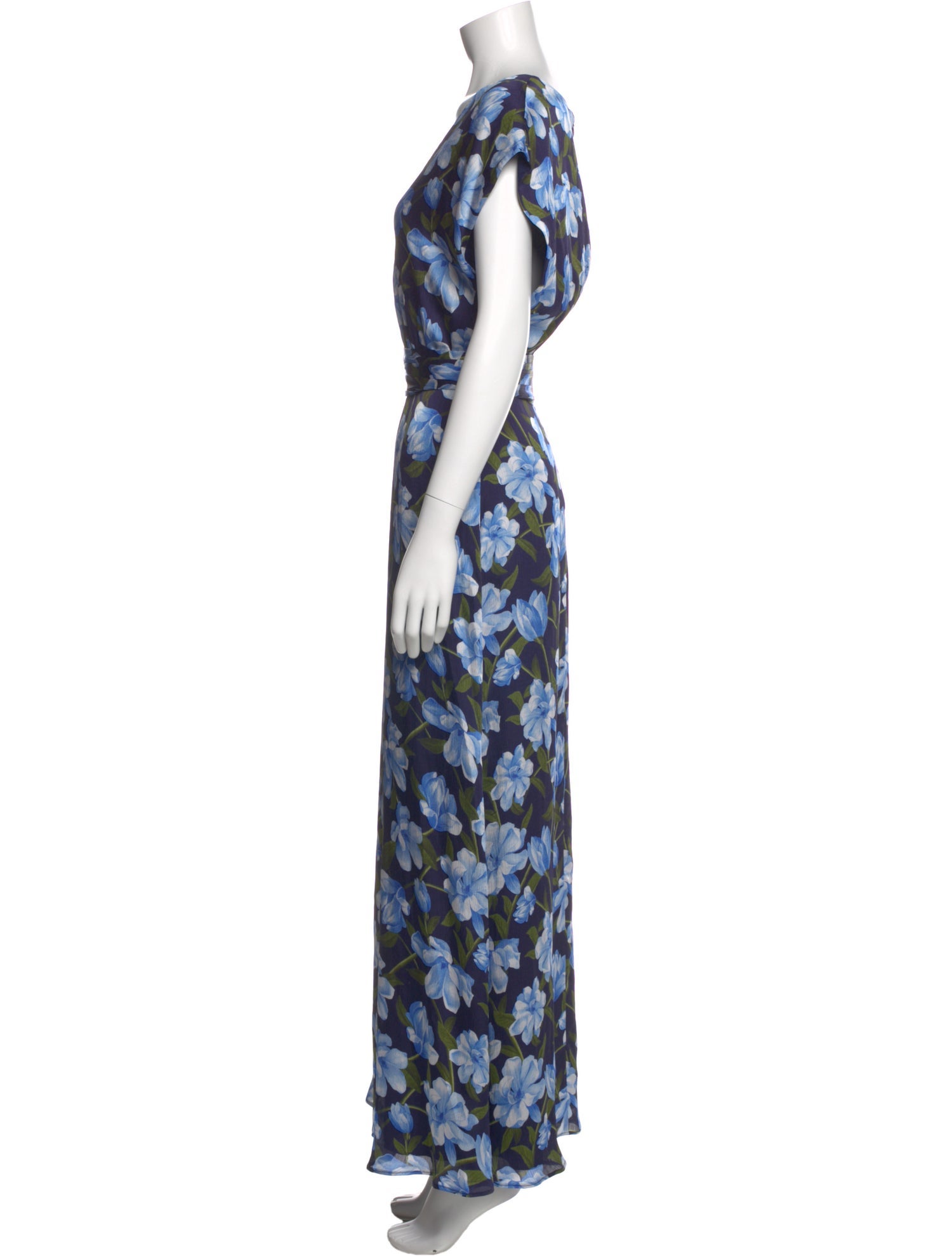 Sachin + Babi Floral Print Long Dress w/ Tags