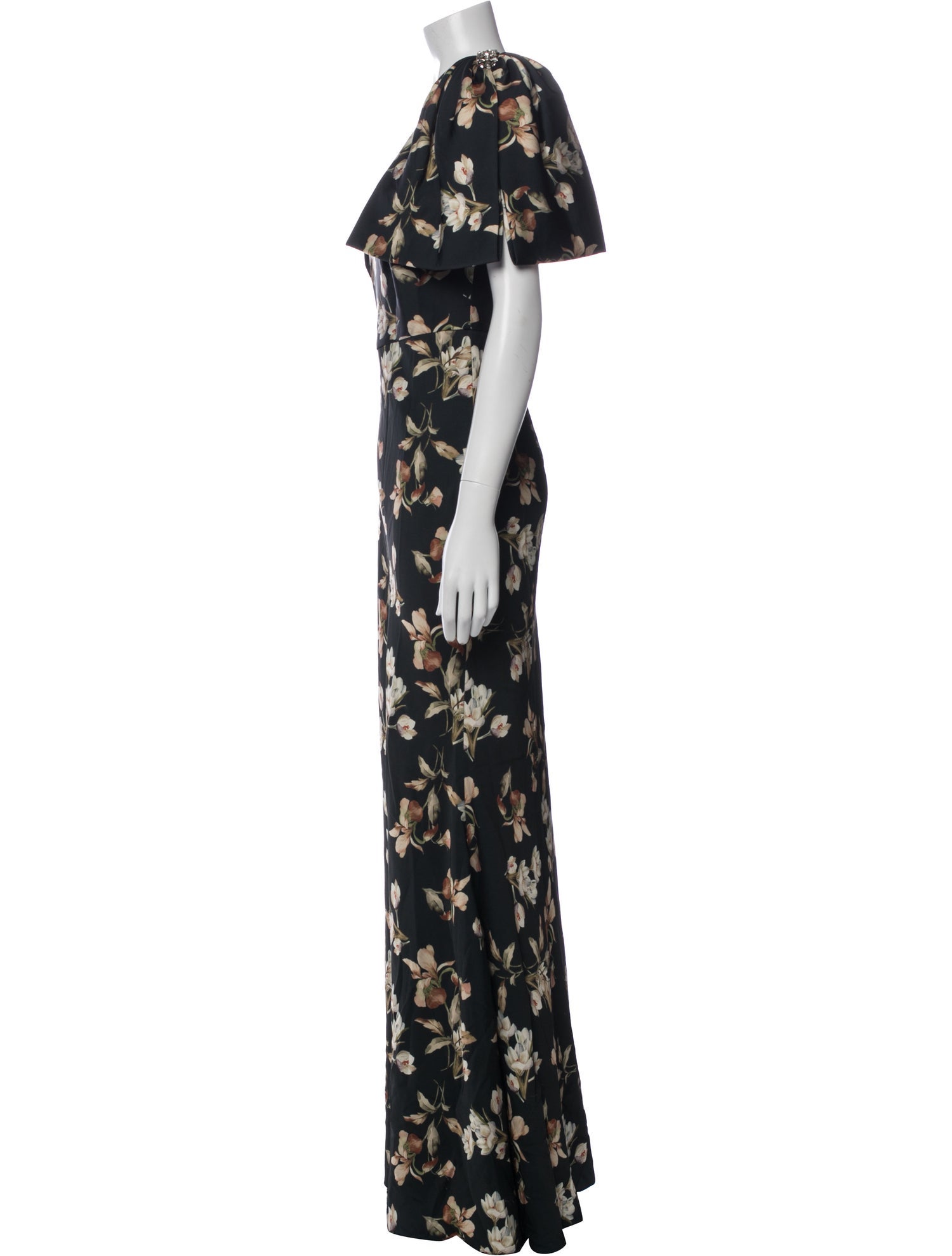 Sachin + Babi Floral Print Long Dress