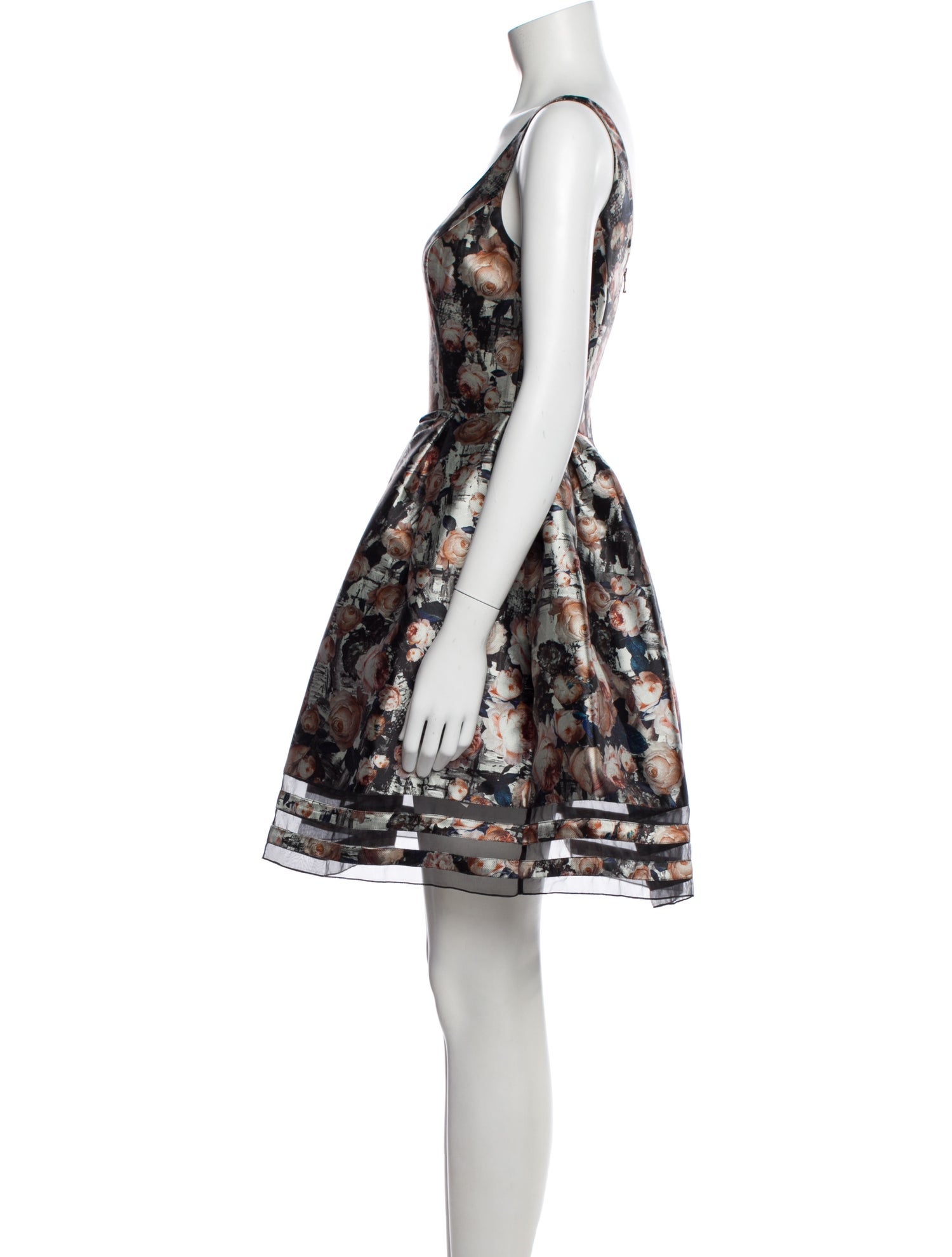 Sachin + Babi Floral Print Mini Dress