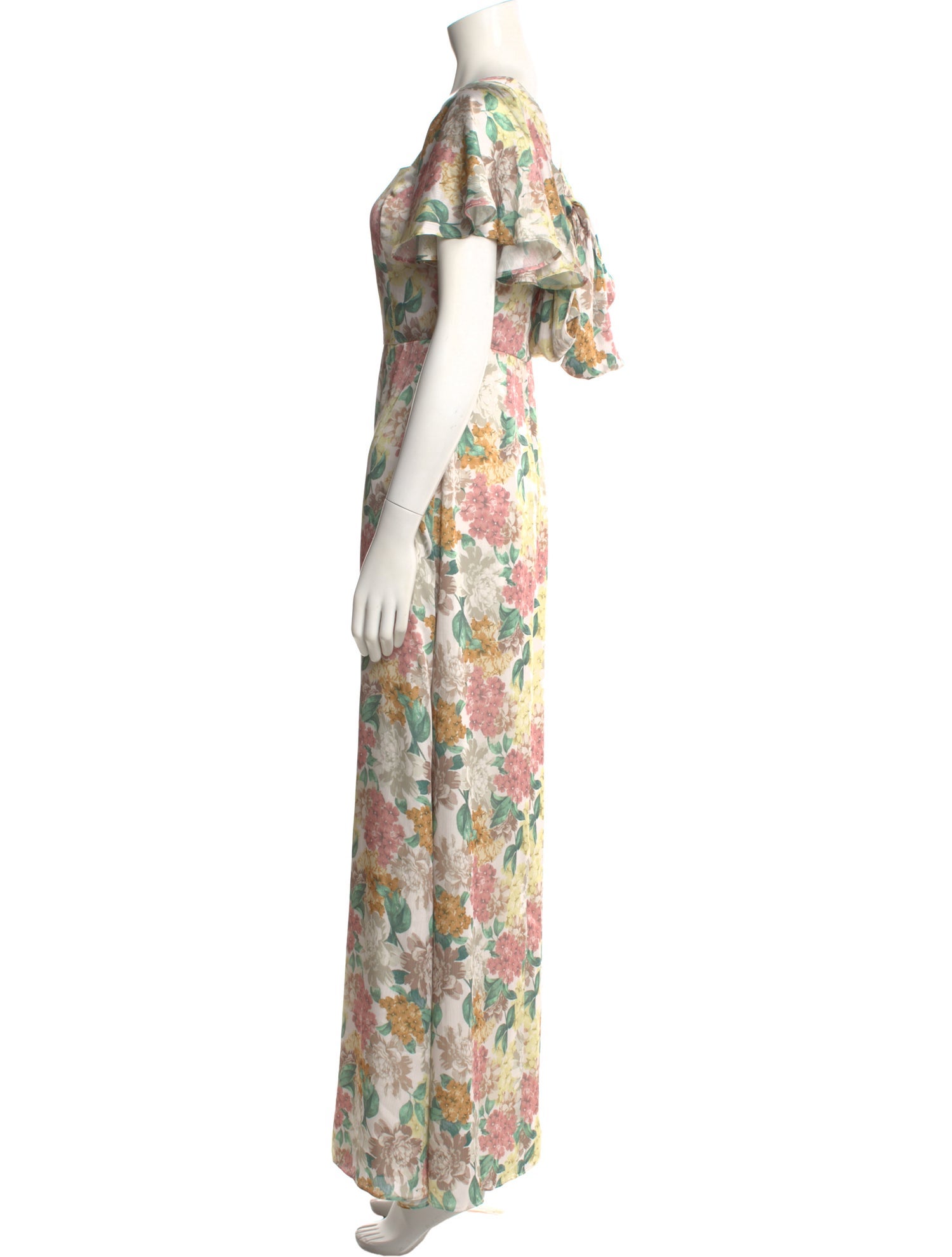 Sachin + Babi Floral Print Long Dress