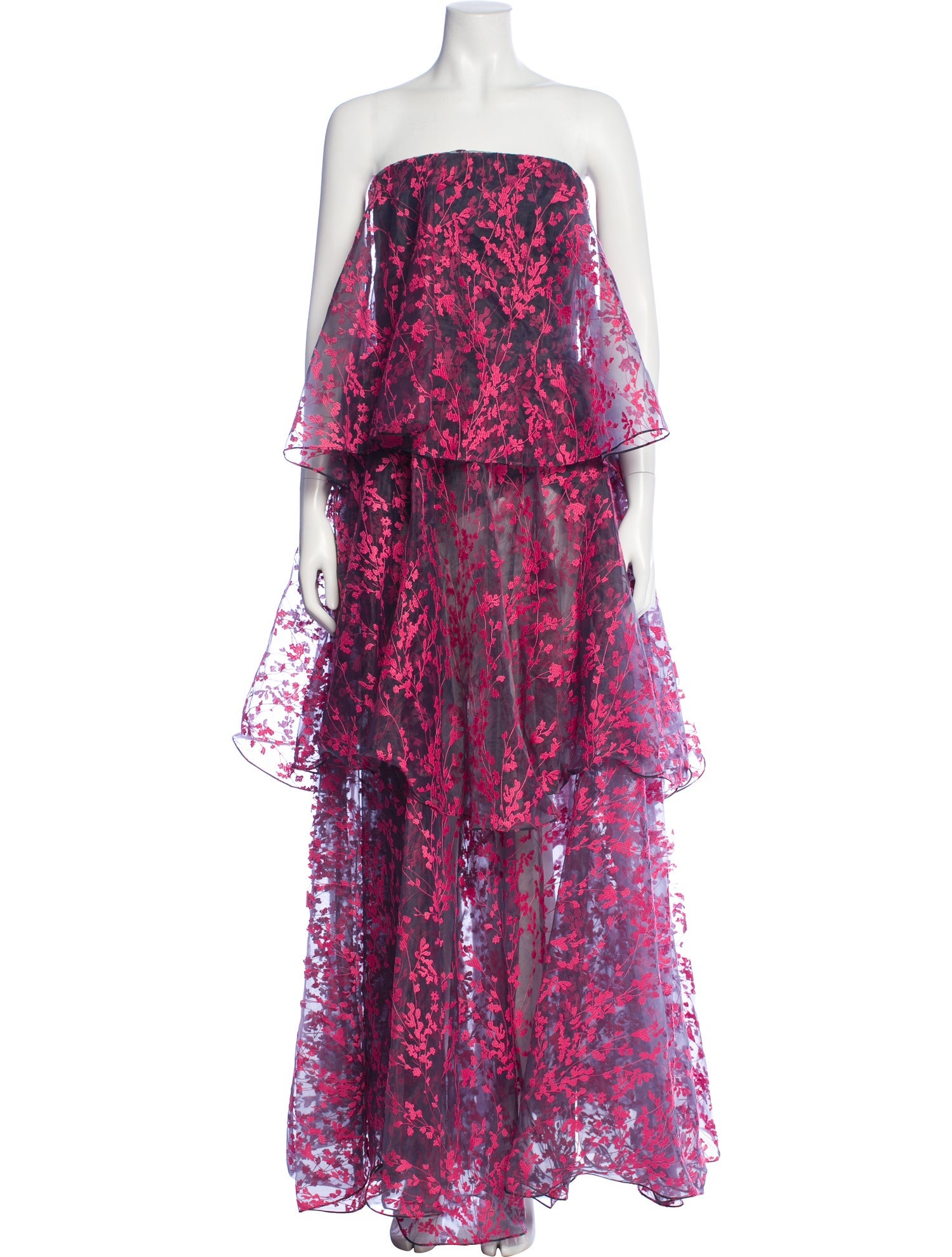 Sachin + Babi Floral Print Long Dress