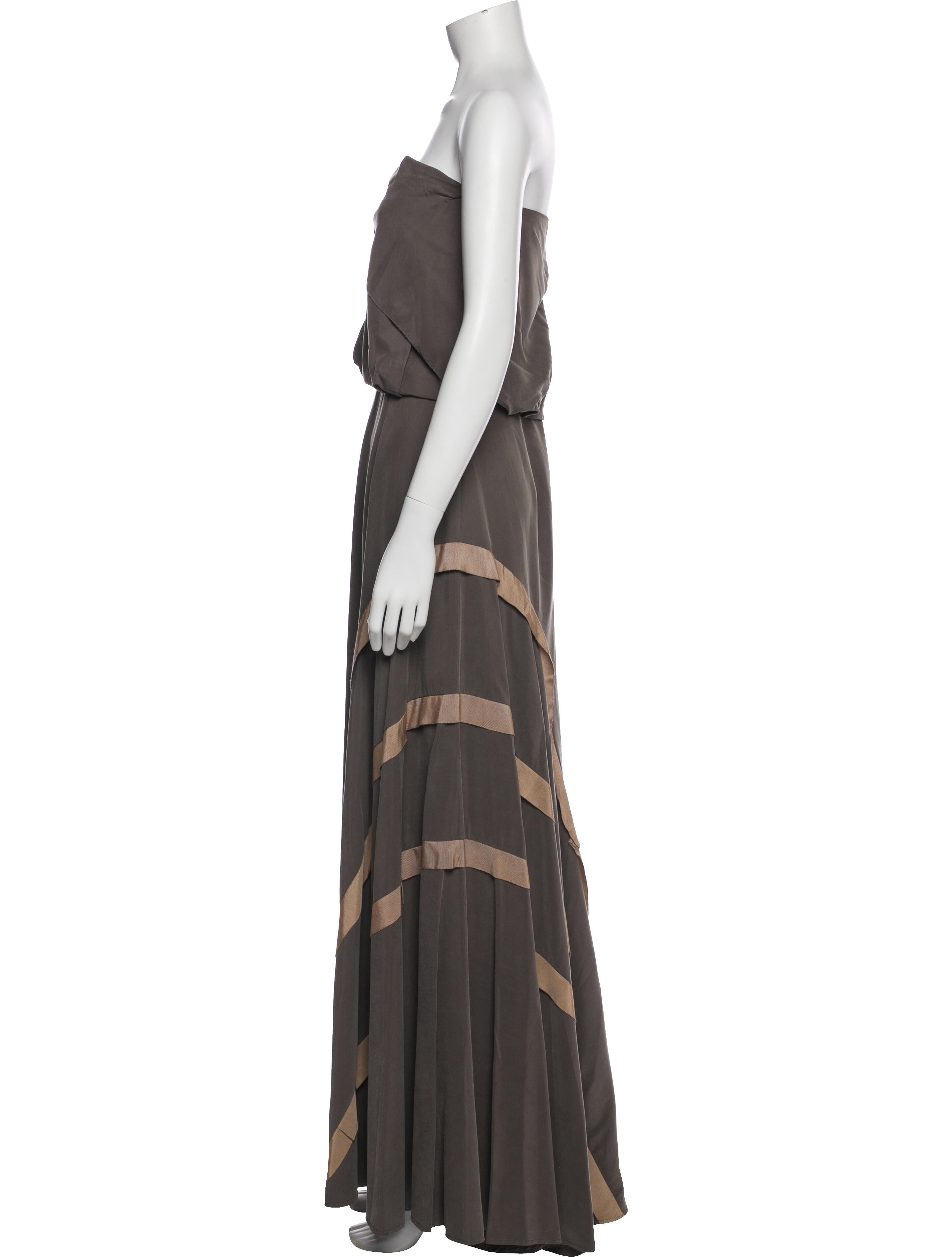 Sachin + Babi Strapless Long Dress