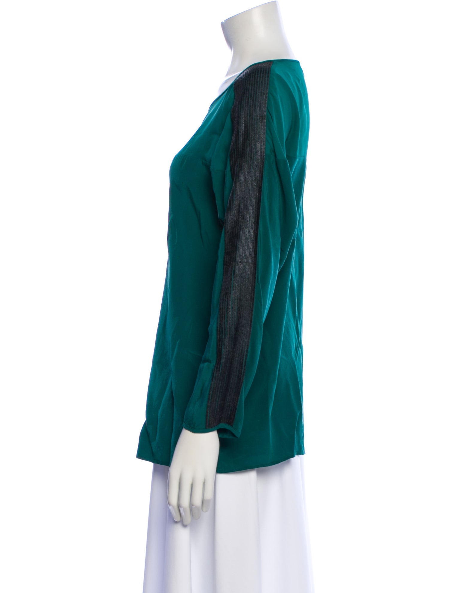 Sachin + Babi Silk Crew Neck Top