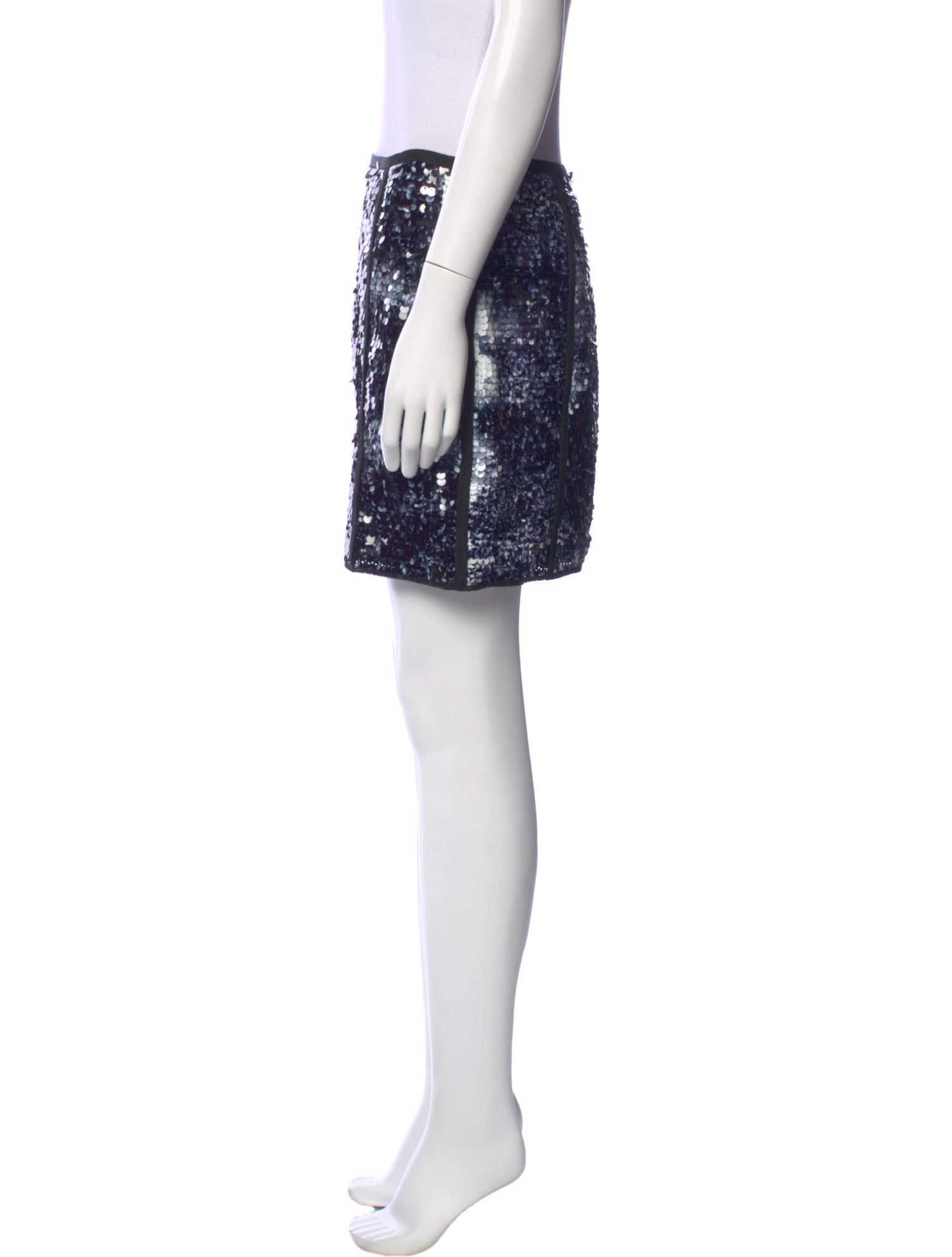 Sachin + Babi Sequin Embellishments Mini Skirt