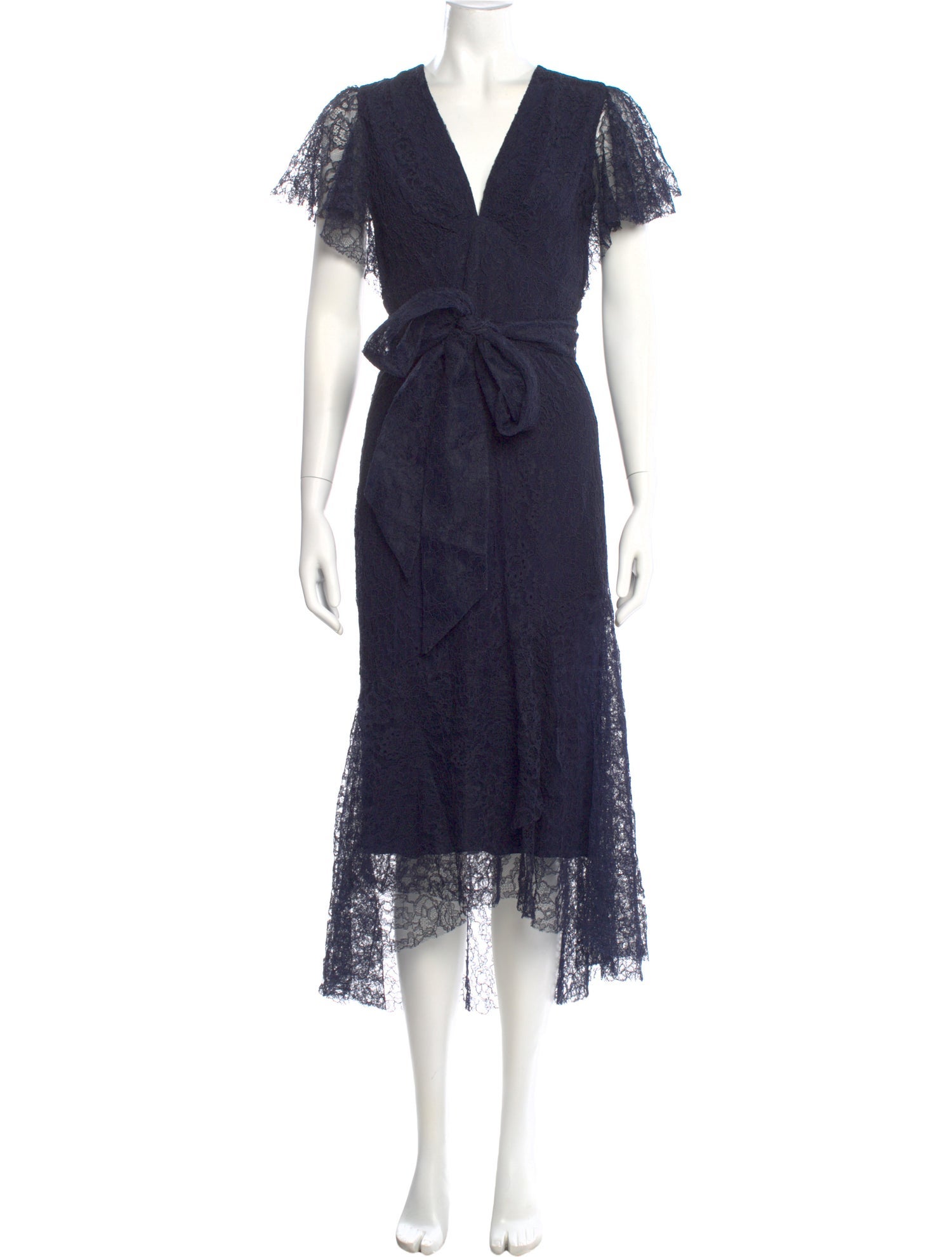 Sachin + Babi V-Neck Midi Length Dress
