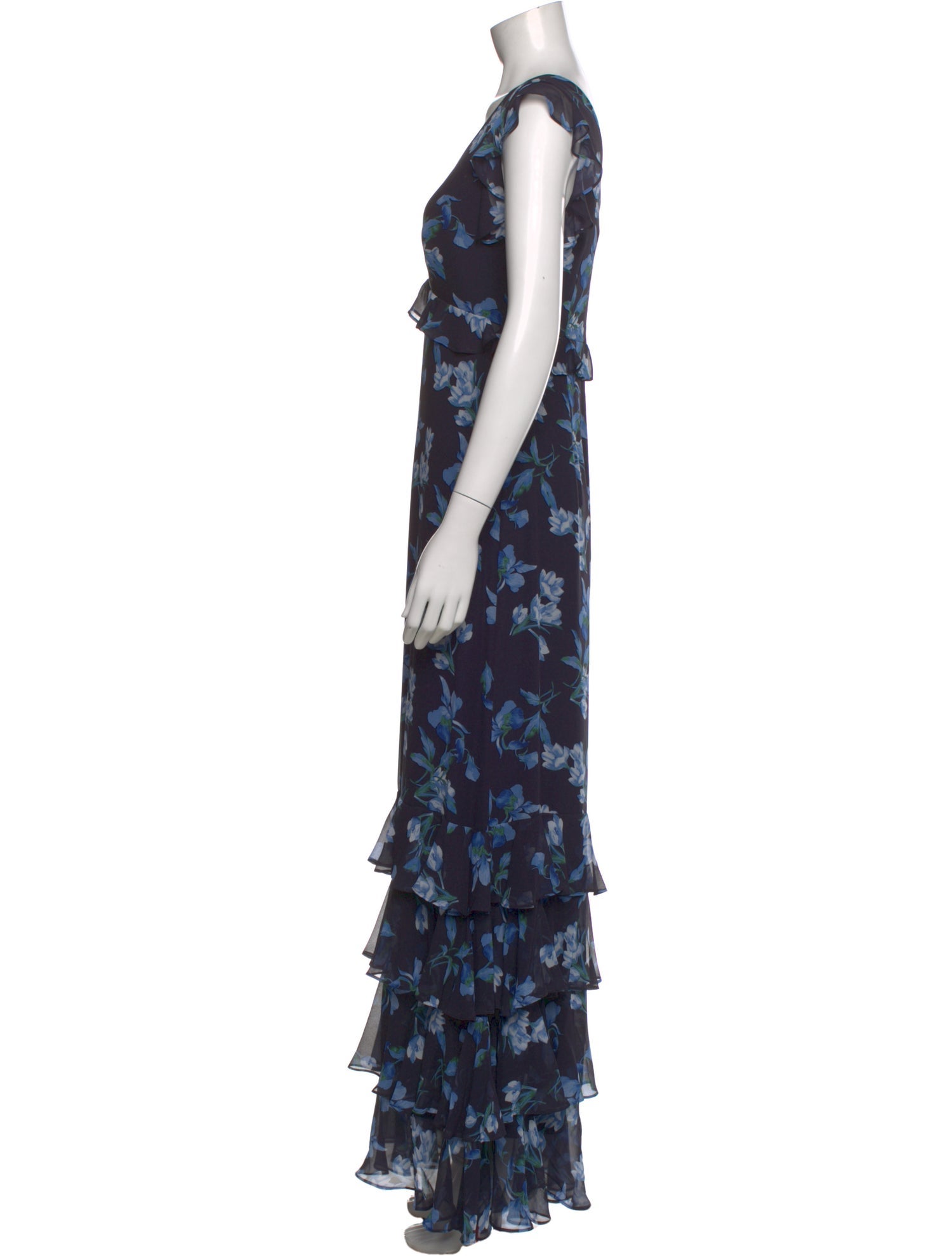 Sachin + Babi Floral Print Long Dress