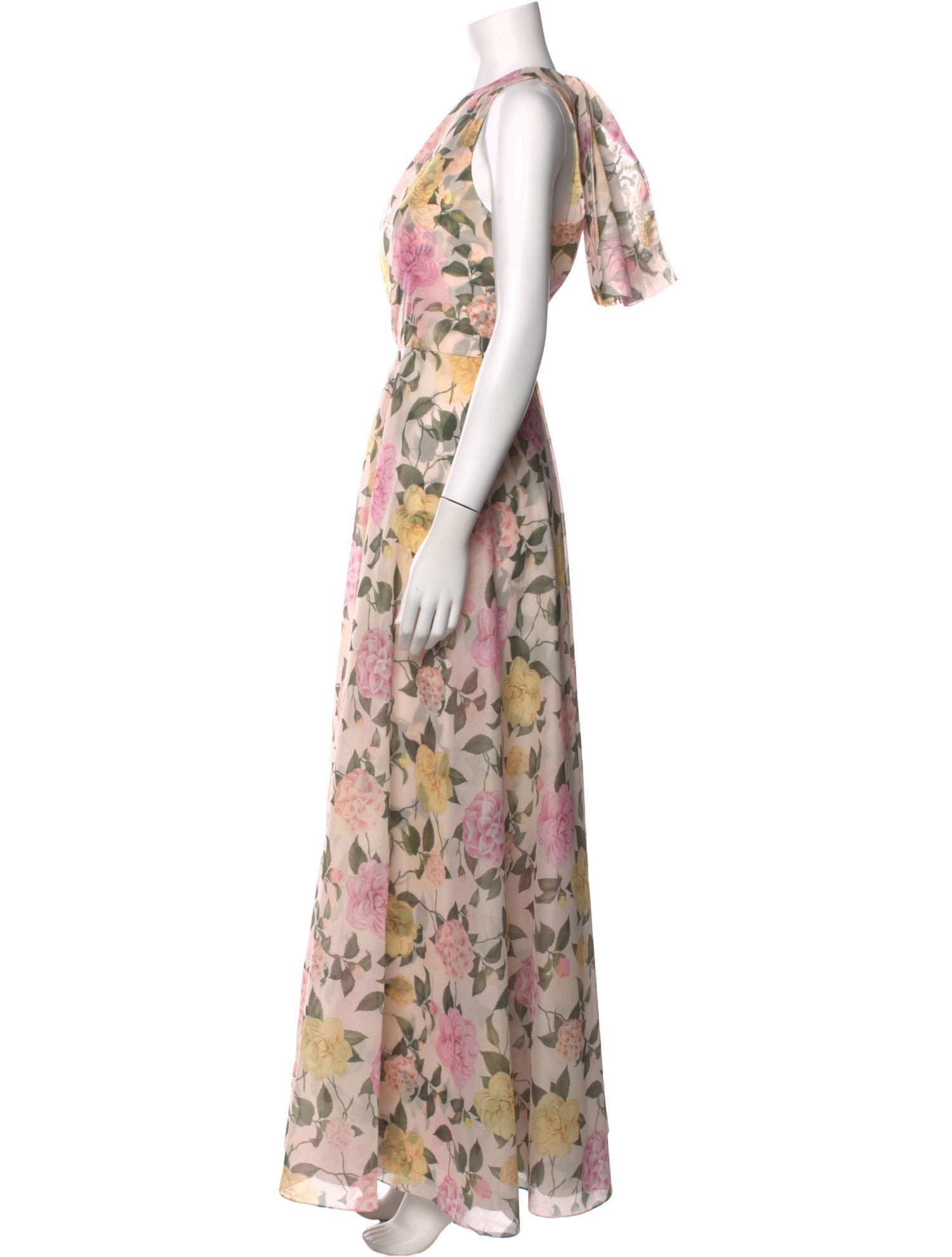Sachin + Babi Floral Print Long Dress