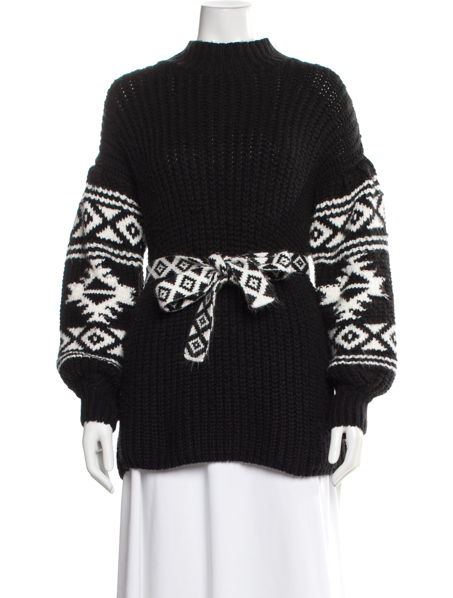 Sachin + Babi Printed Mock Neck Sweater