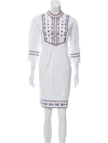Talitha Dresses Embroidered Mini Dress M