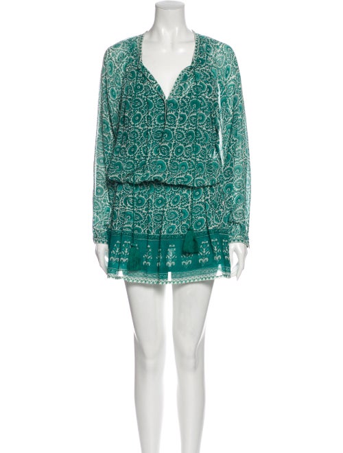 Talitha Silk Mini Dress Green