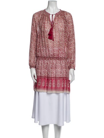Talitha Tops Silk Printed Tunic XS