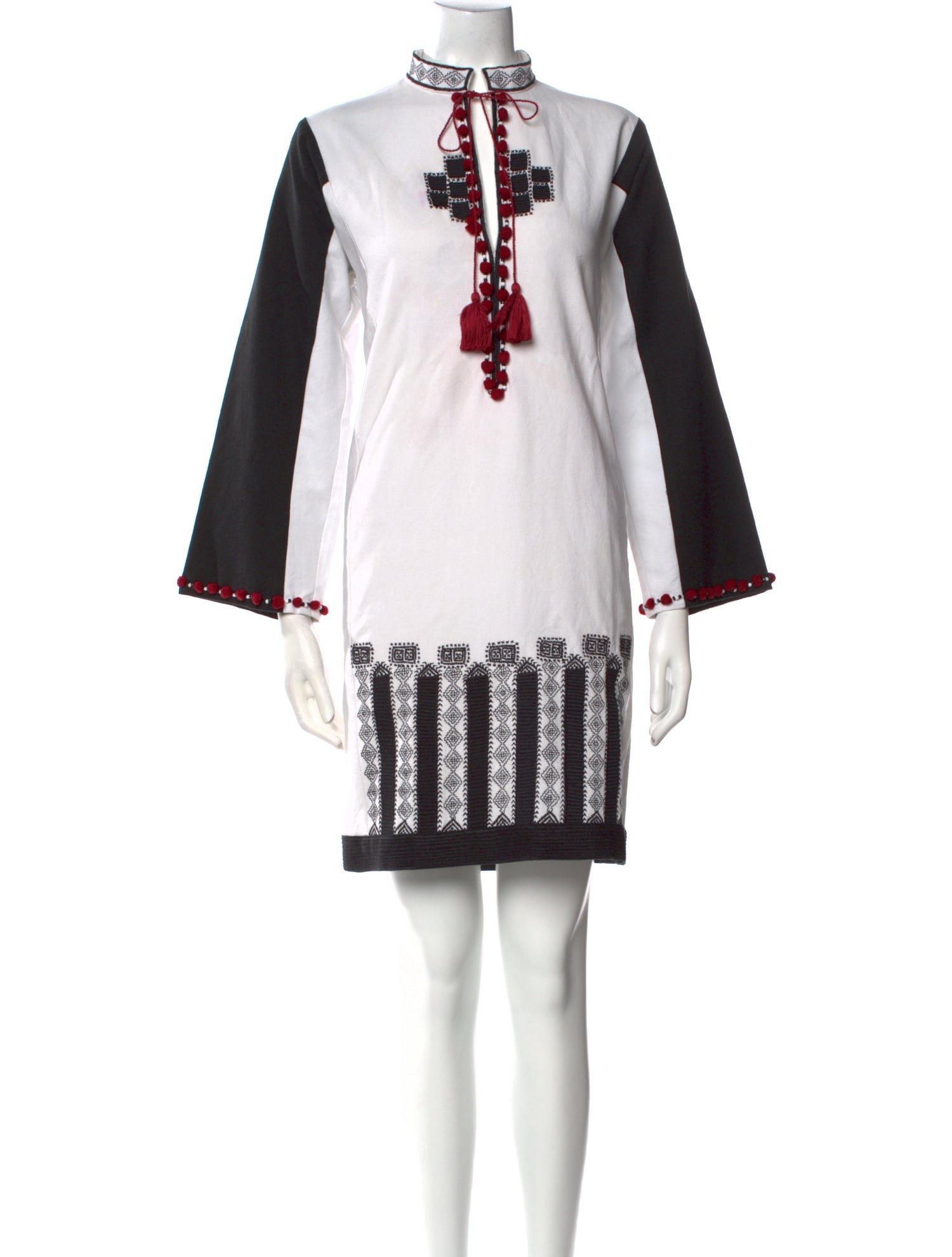 Talitha Colorblock Pattern Mini Dress