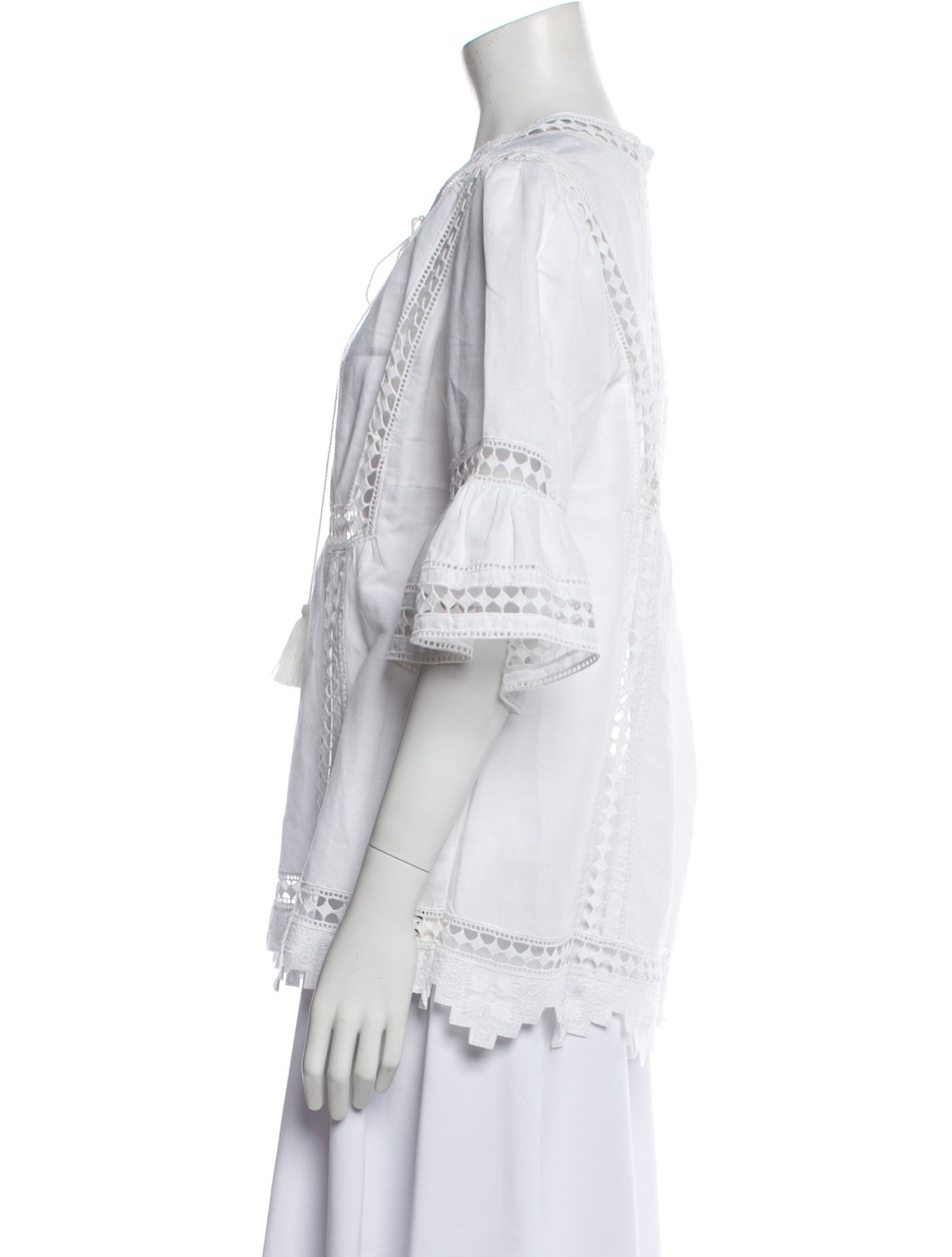 Talitha Square Neckline Short Sleeve Tunic