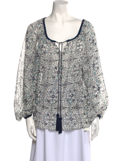 Talitha Silk Floral Print Blouse