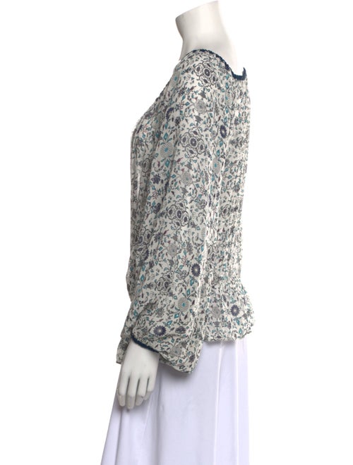 Talitha Silk Floral Print Blouse