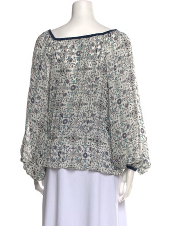 Talitha Silk Floral Print Blouse