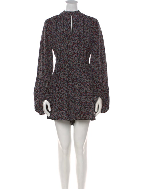 Talitha Silk Printed Romper