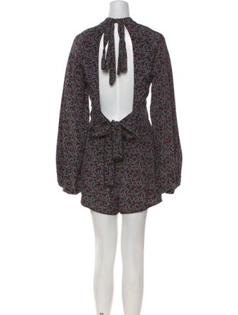 Talitha Silk Printed Romper