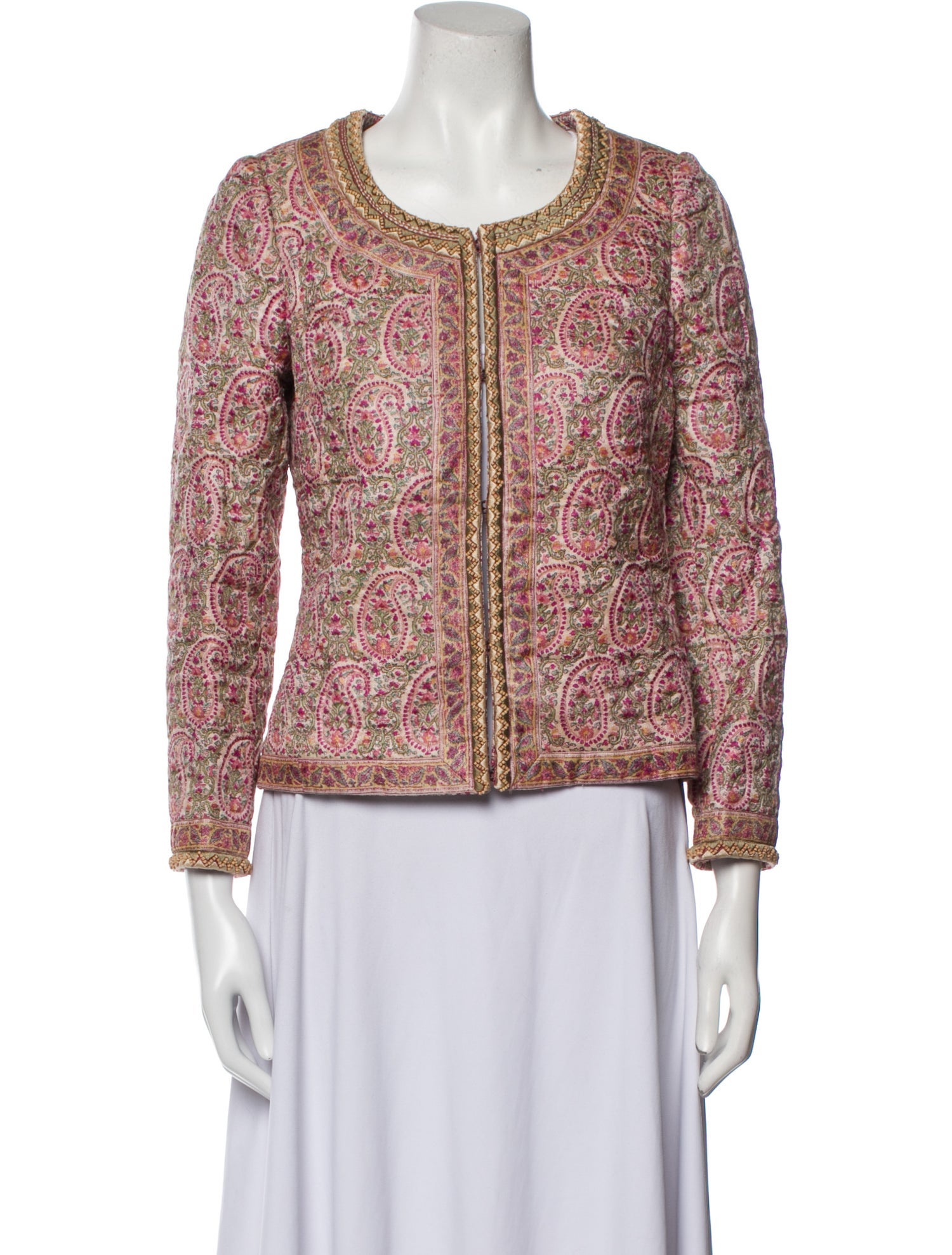 Talitha Silk Tweed Pattern Jacket