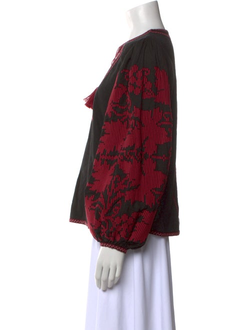 Talitha Printed Crew Neck Blouse