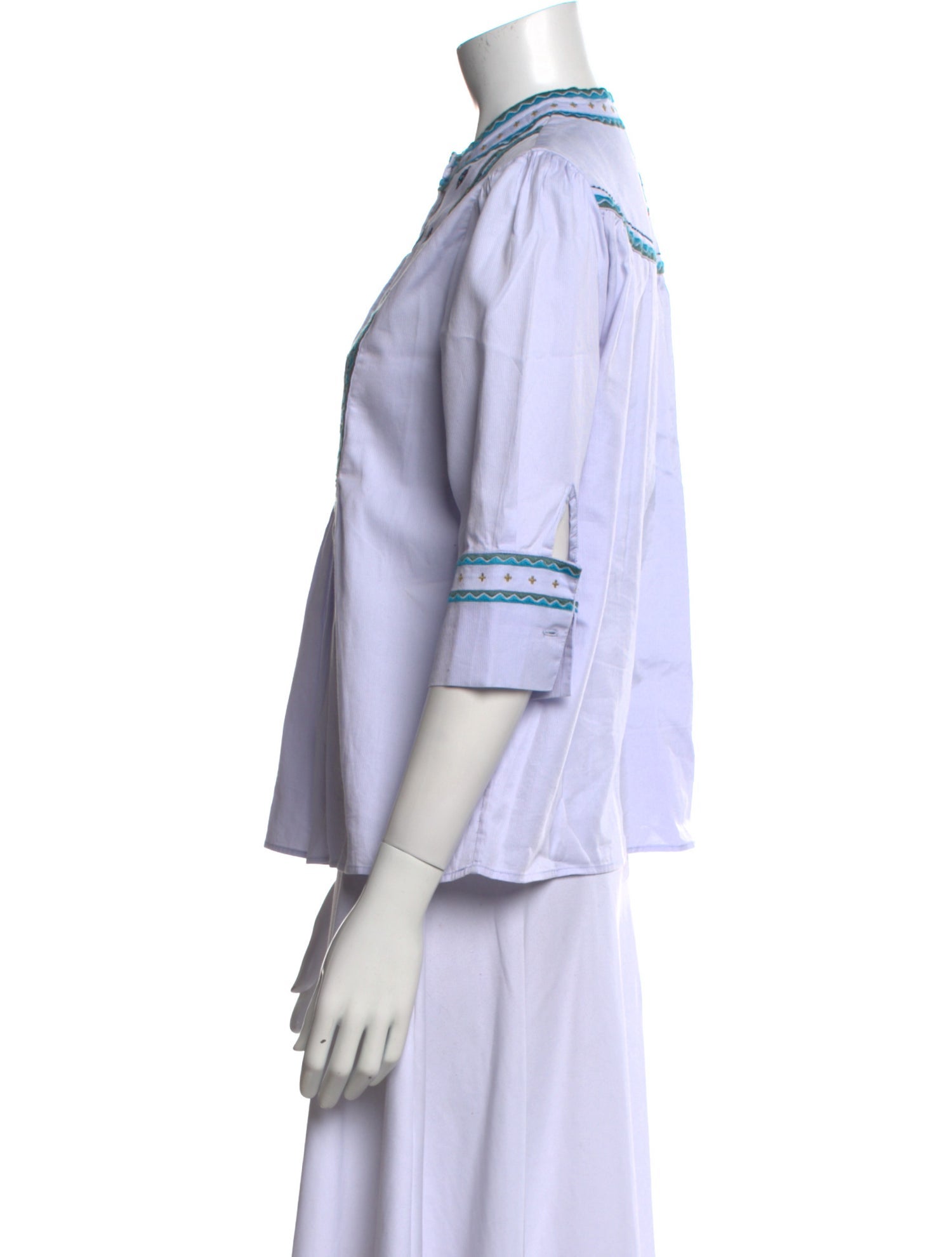 Talitha Printed Mock Neck Tunic