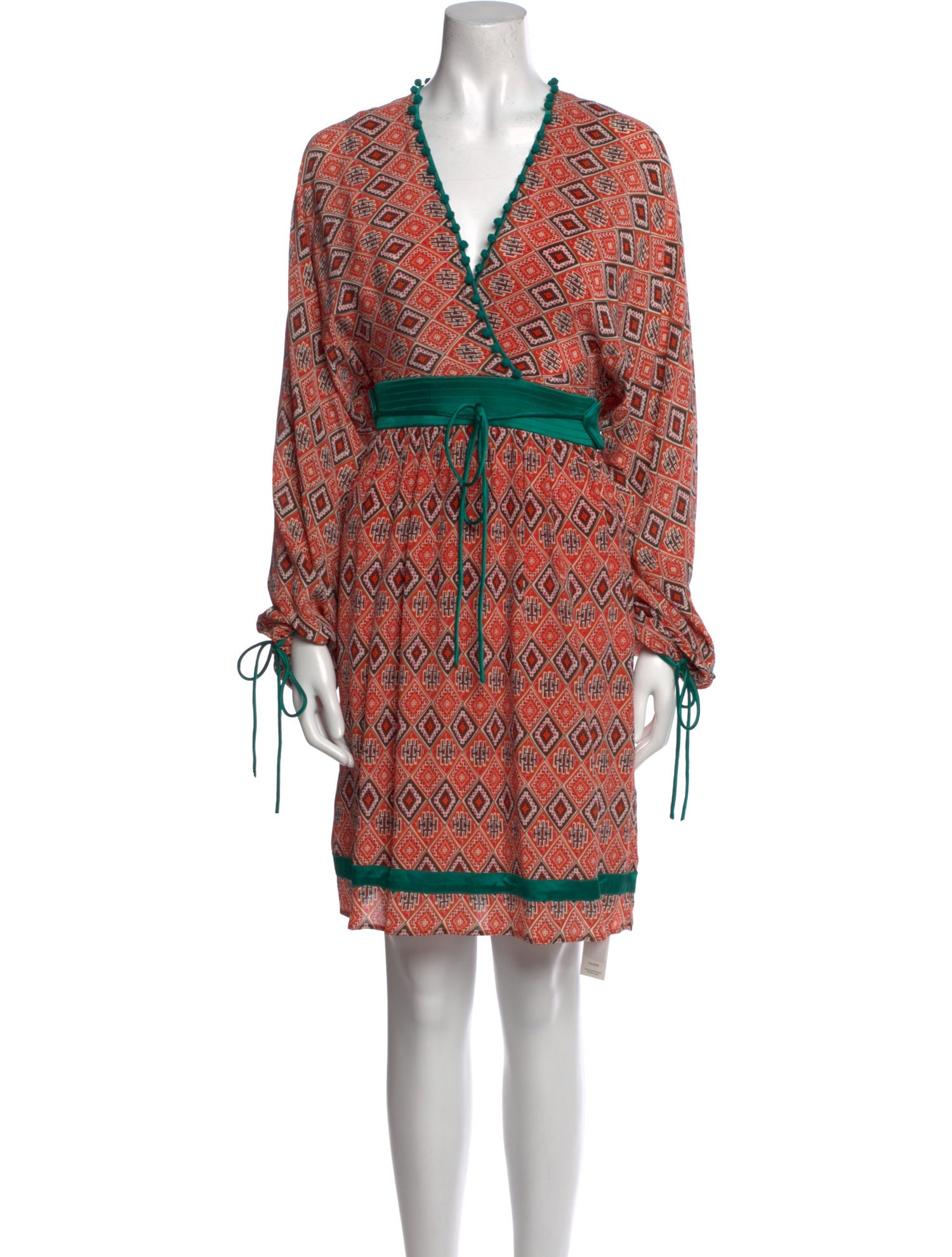 Talitha Silk Knee-Length Dress