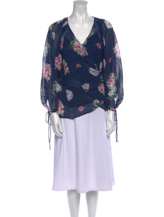 Talitha Silk Floral Print Blouse