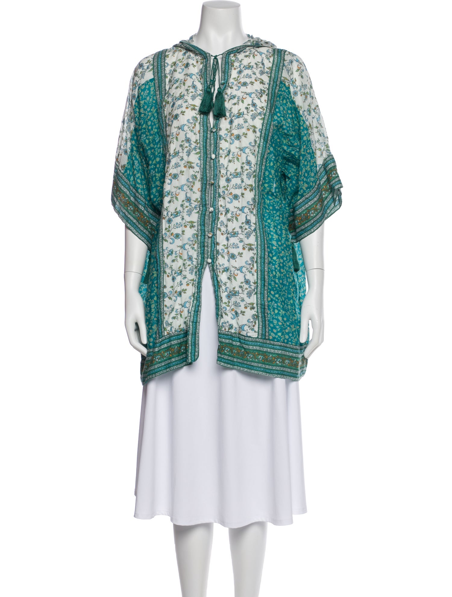 Talitha Floral Print Tie Neck Blouse