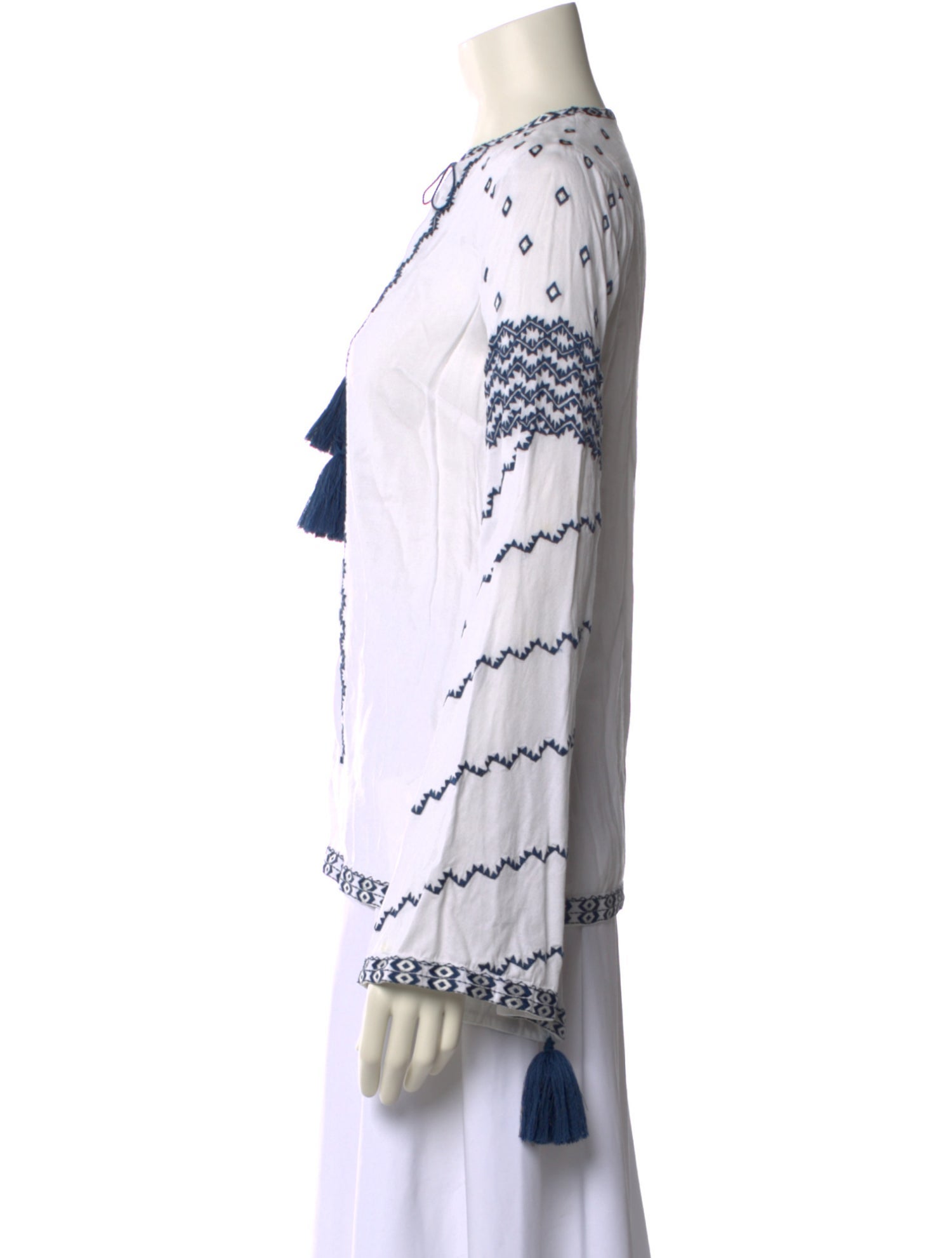 Talitha Printed V-Neck Blouse