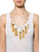 Lele Sadoughi Comb Tassel Necklace