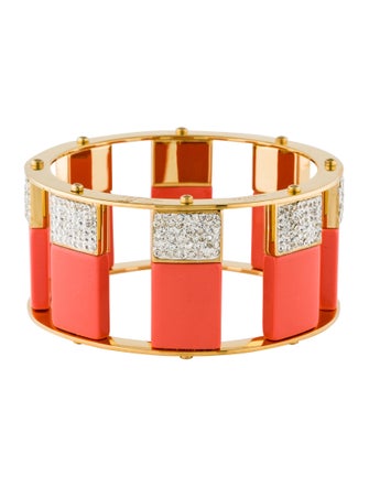 Lele Sadoughi Pavé Tall Stackable Bangle