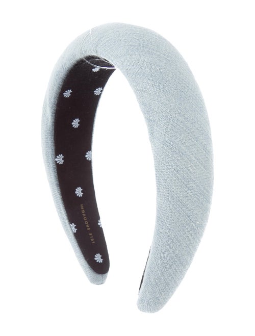 Lele Sadoughi Wide Woven Headband blue