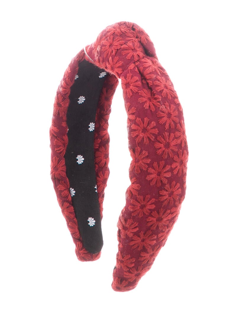 Lele Sadoughi Velvet Knotted Headband