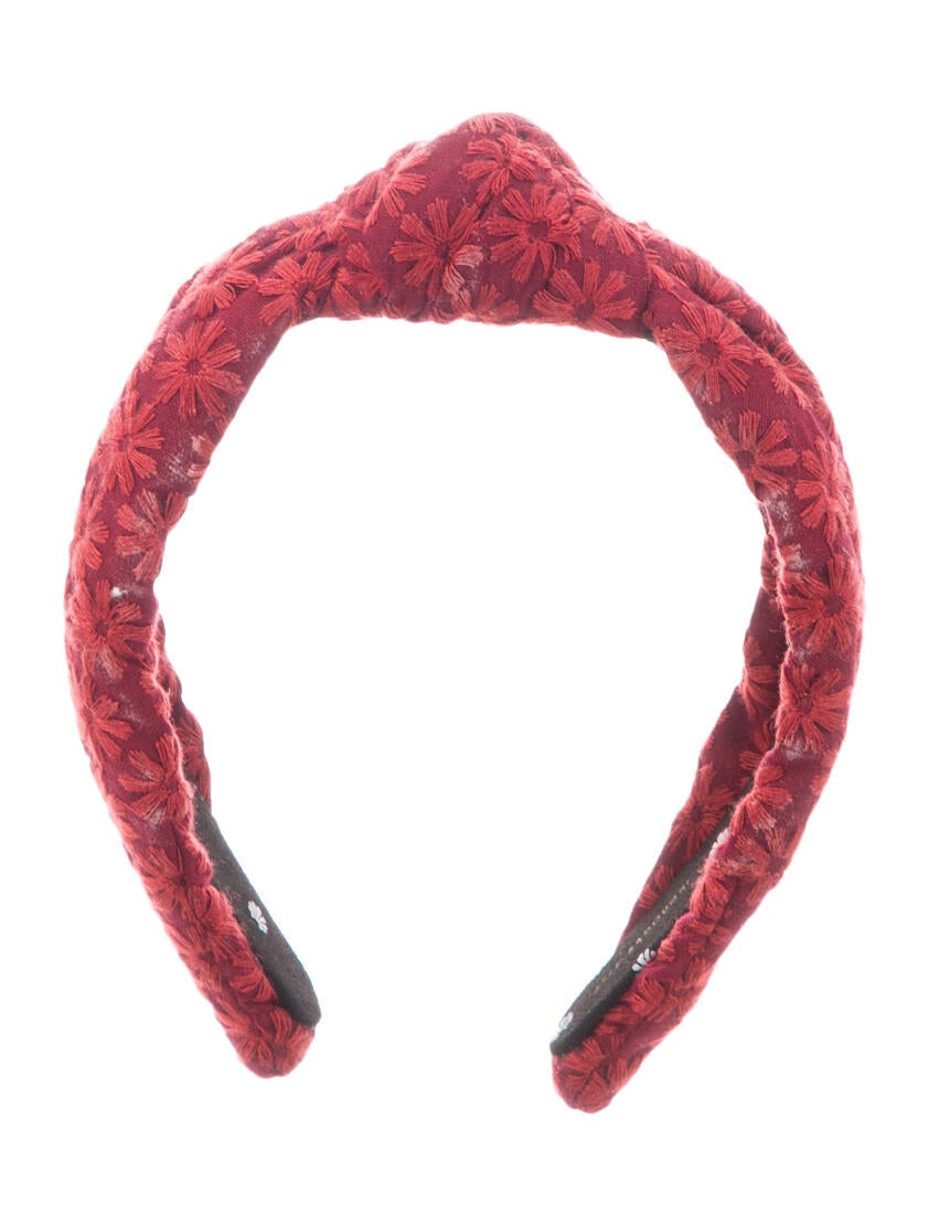 Lele Sadoughi Velvet Knotted Headband