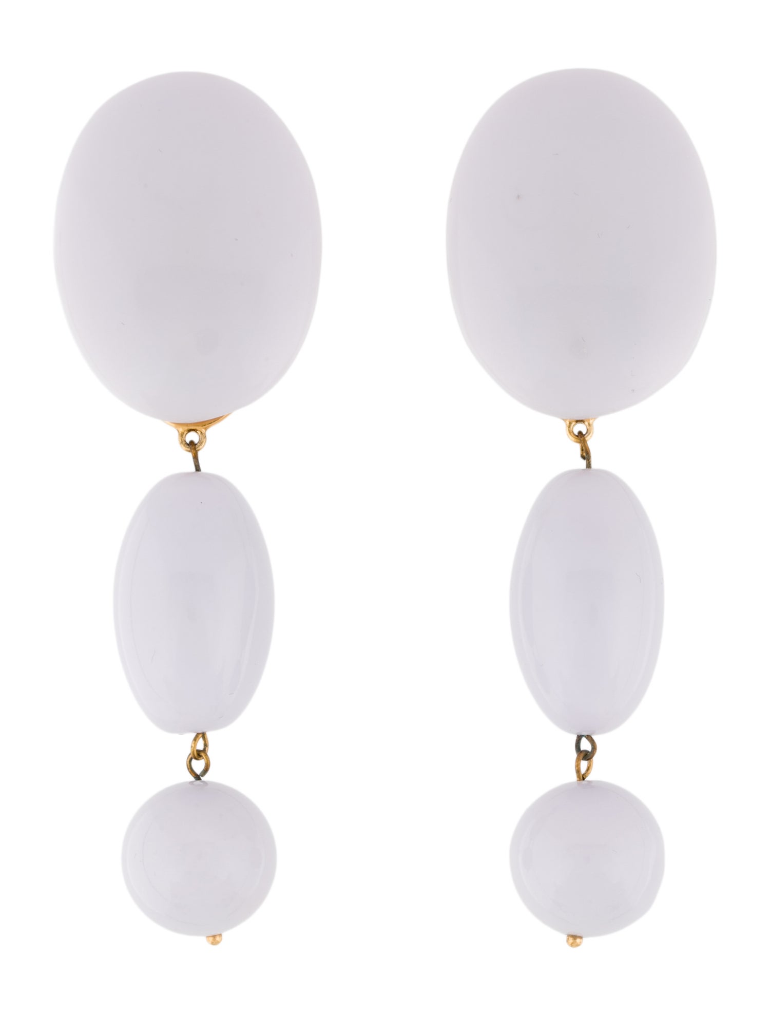 Lele Sadoughi Resin Stone Bubble Drop Earring