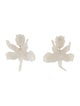 Lele Sadoughi Acetate Paper Lily Drop Earrings