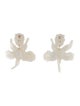 Lele Sadoughi Acetate Paper Lily Drop Earrings