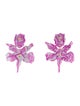 Lele Sadoughi Crystal & Acetate Lily Drop Earrings