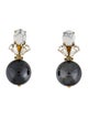 Lele Sadoughi Crystal & Resin Drop Earrings