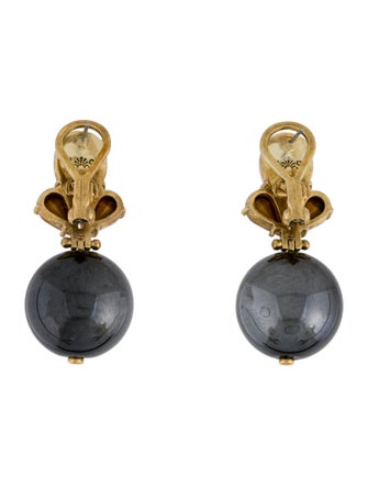Lele Sadoughi Crystal & Resin Drop Earrings
