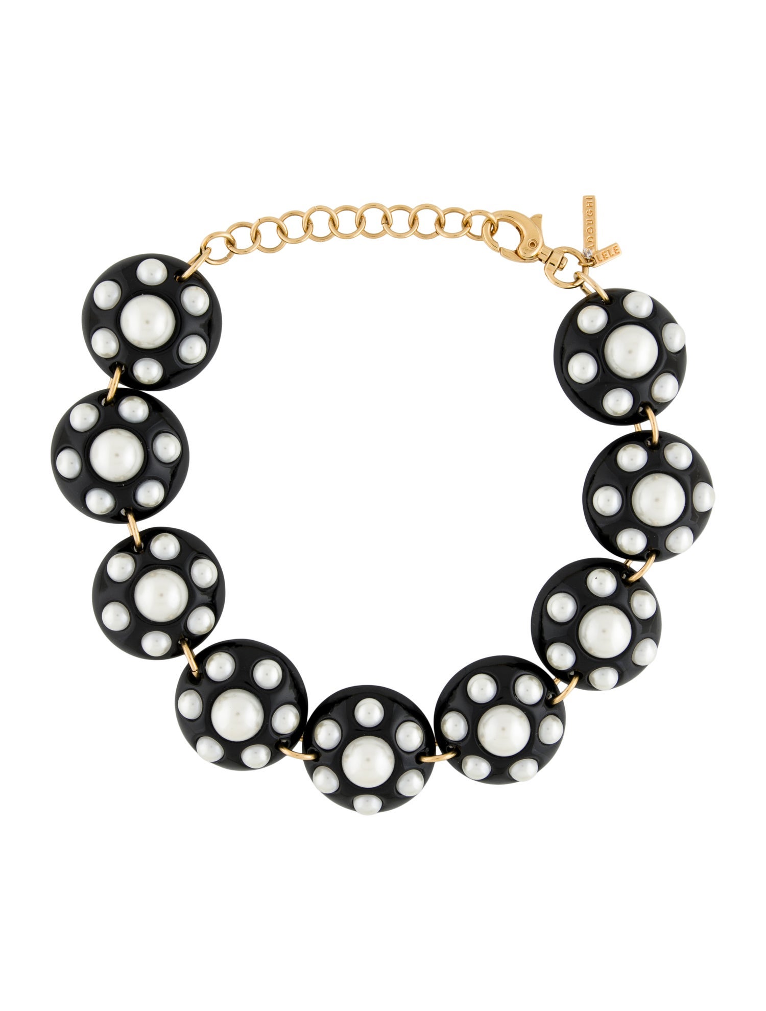 Lele Sadoughi Faux Pearl Versailles Choker Necklace