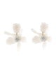 Lele Sadoughi Crystal & Acetate Lily Clip-On Earrings