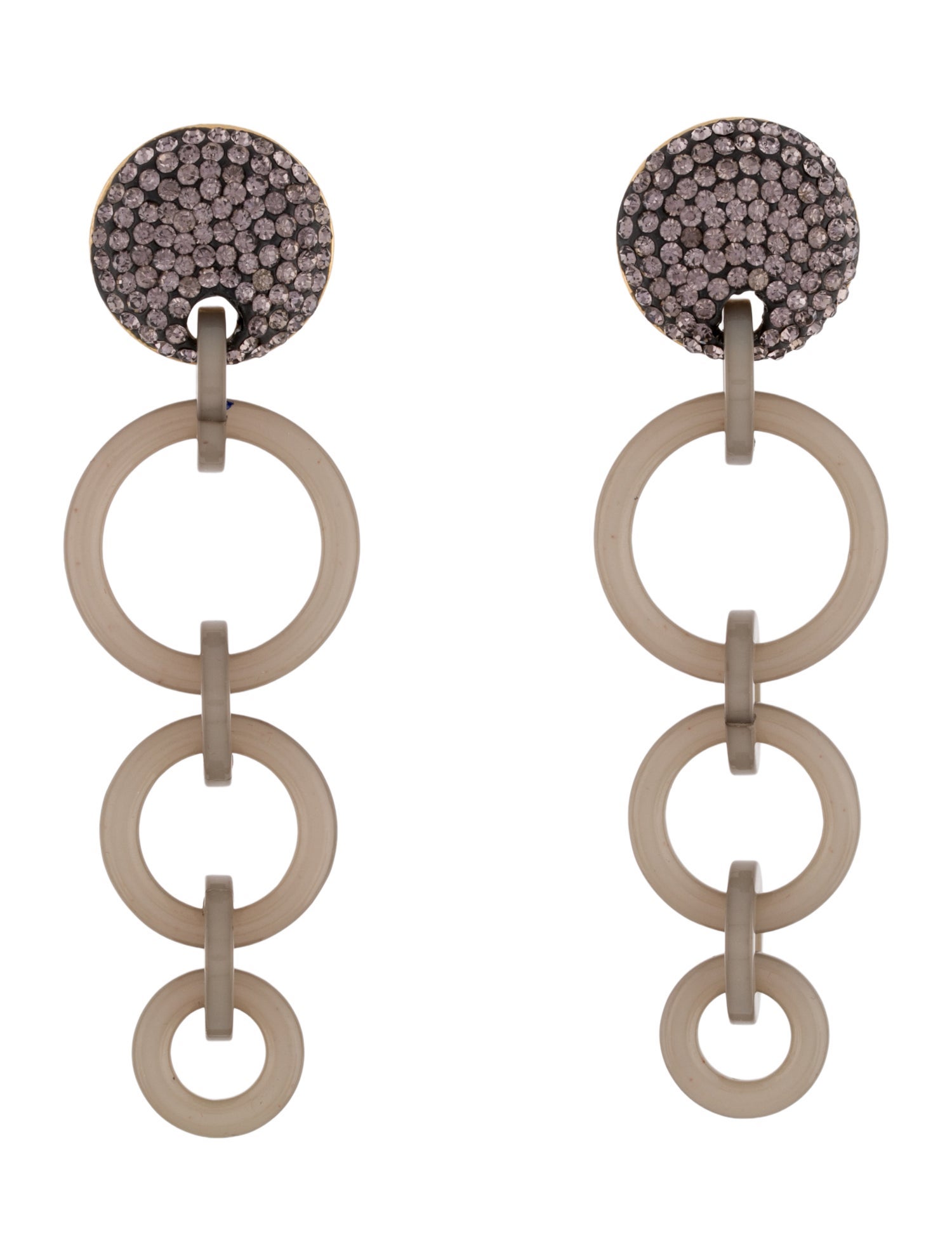Lele Sadoughi Crystal & Resin Wind Chime Drop Earrings