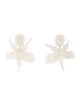 Lele Sadoughi Acetate Small Paper Lily Drop Earring