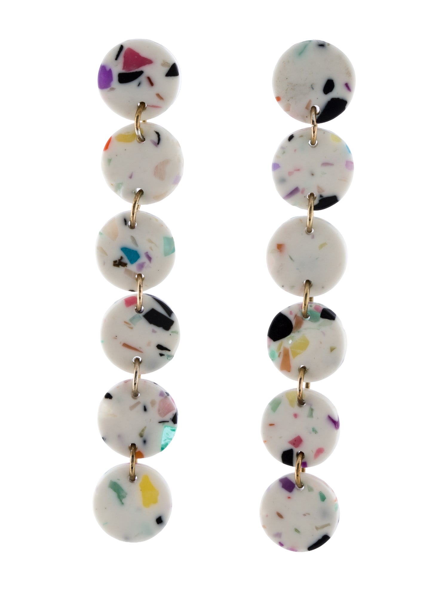 Lele Sadoughi Circle Garland Drop Earrings